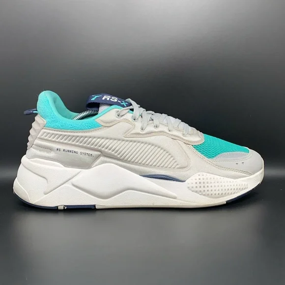 Puma RS-X‎ Softcase Grey Teal Running Shoes 369819-04 Men’s Size 12 - Picture 5 of 10